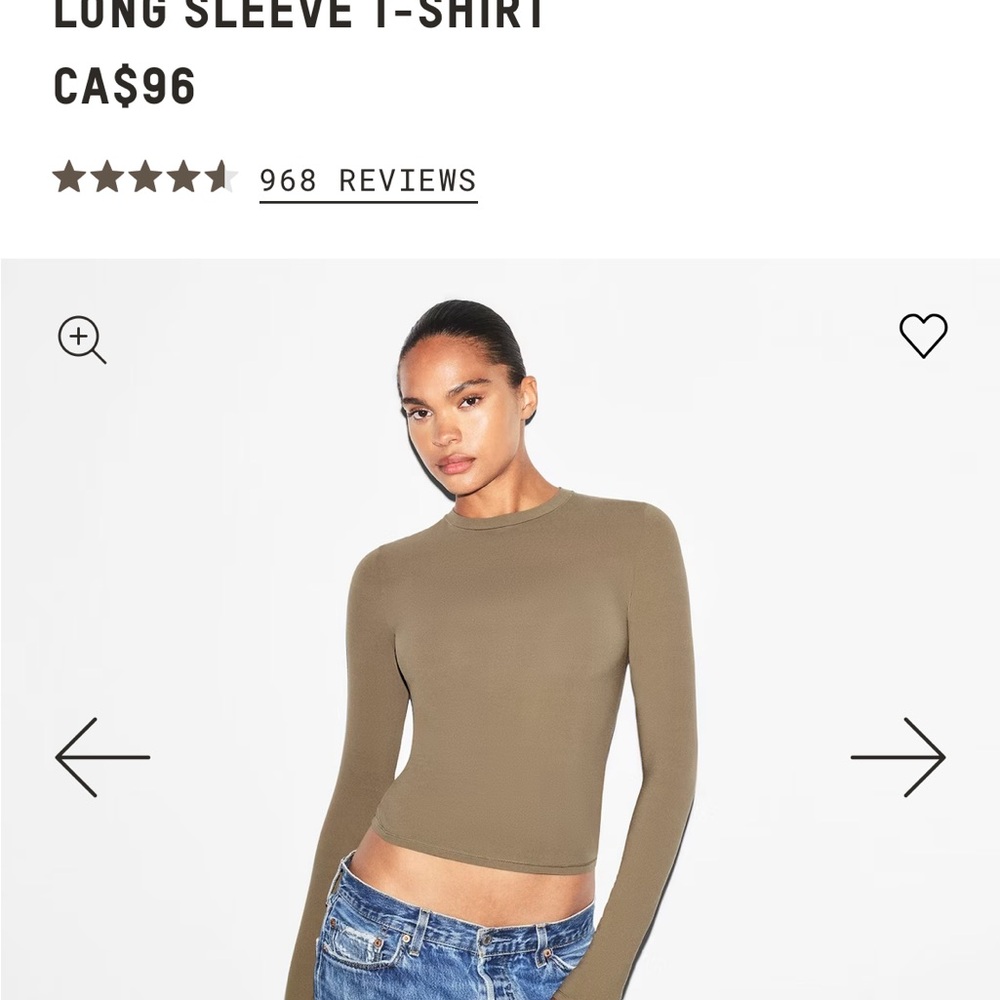 Skims- Fits everybody long sleeve - khaki
